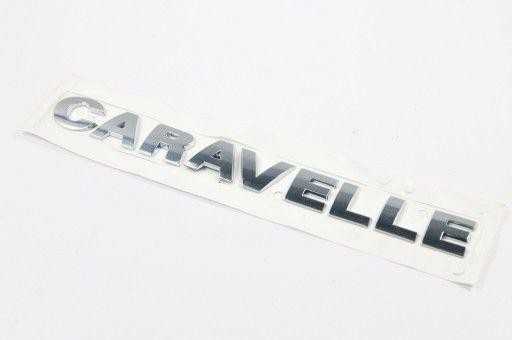 VAG Naujas originalus VW TRANSPORTER (03-11) galinis bagažinės \"CARAVELLE\" užrašas B