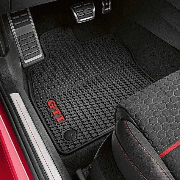 VAG Nauji originalūs VW GOLF GTI 13-17 LHD priekiniai Monster kilimėlių komplektas 5GV061550041