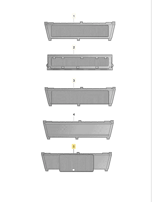 Vag Numerio Ženklo Laikiklis Audi A4 Avant S4 Originalus 8E0807285H1QP