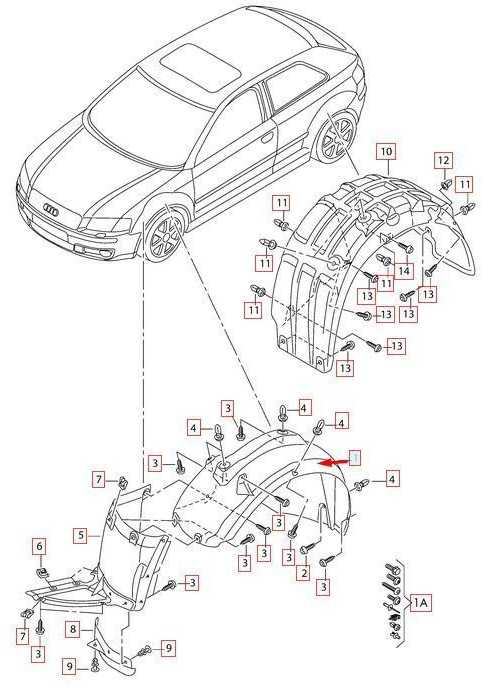 VAG OEM AUDI A3 8PA PRIEKINE KAIKAROS APDAILA SPLASH ŠALMAS 8P0821171G ORIGINALI 2013