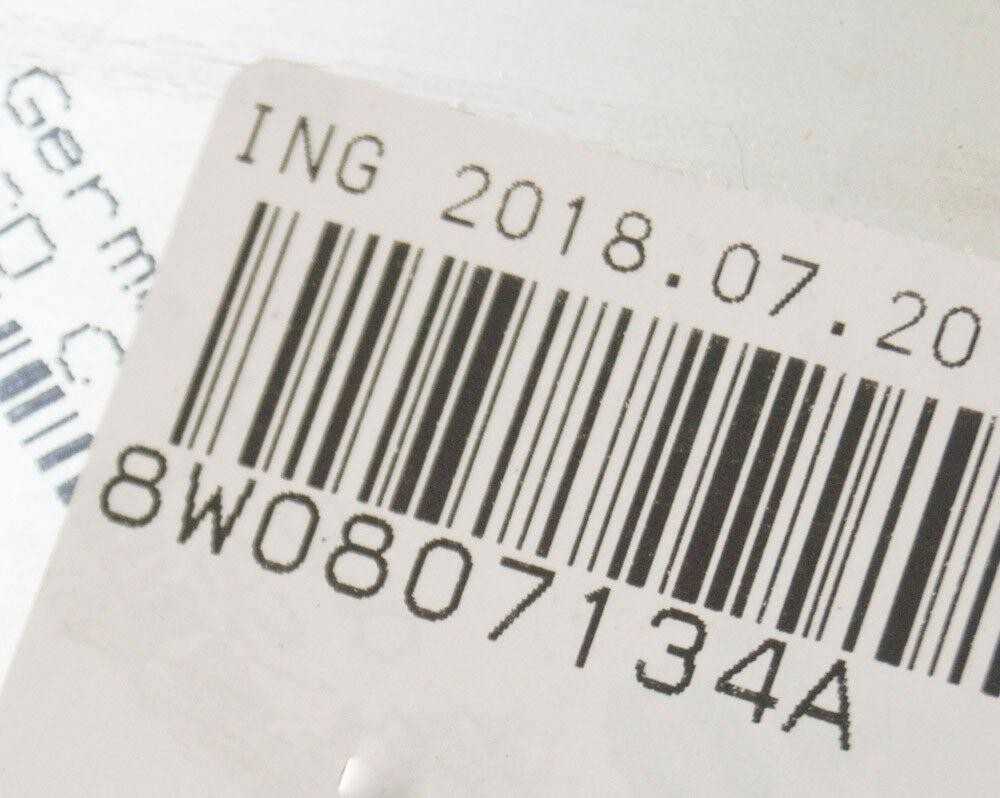 VAG OEM AUDI A4 AVANT B9 PRIEKINIS DEŠINIS STIPRINIMO LAIKIKLIS 8W0807134A ORIGINALUS