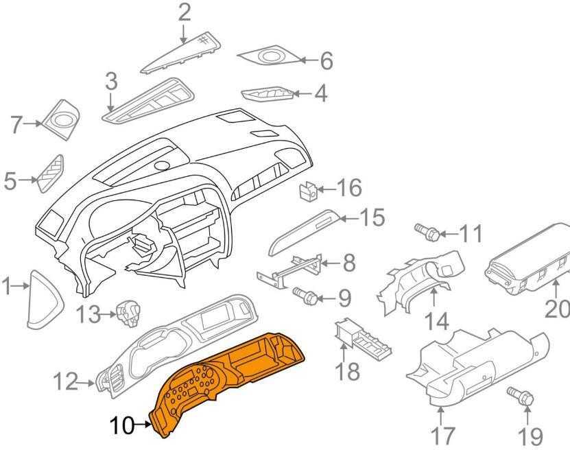 VAG OEM AUDI A4 B8 PRIEKINIS SKAITLIUKŲ KORPUSAS LHD 8K1857735 ORIGINALUS 2014