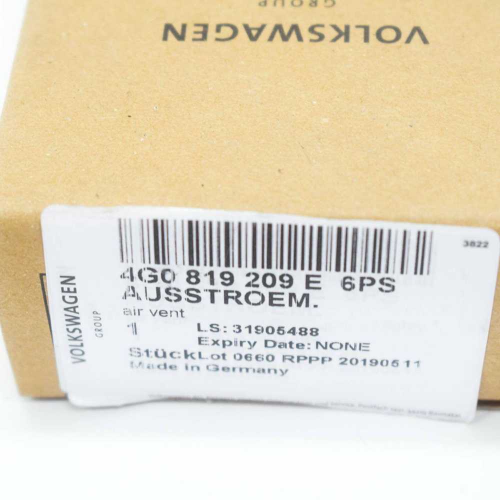 VAG OEM AUDI A6 C7 4G PRIEKINIS PRIEKINIS SKYDAS KAIRĖS VIRŠUTINĖS ORO IŠMETIMO ANGOS 4G0819209E6PS ORIGINALUS
