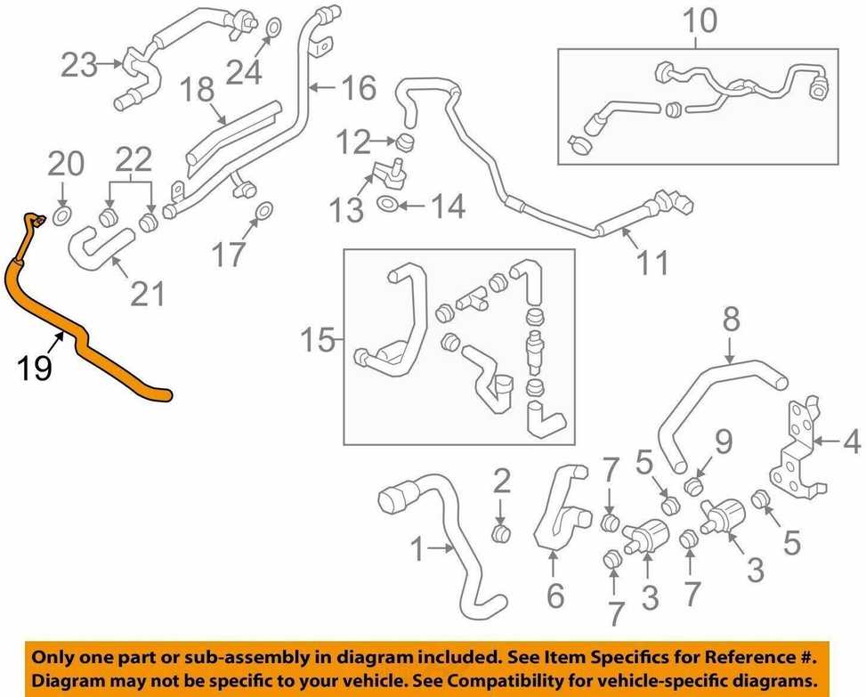 VAG OEM GENUINE AUDI A4 AUŠINIMO VANDENS ĮVADINIS VAMZDIS 06L121492R