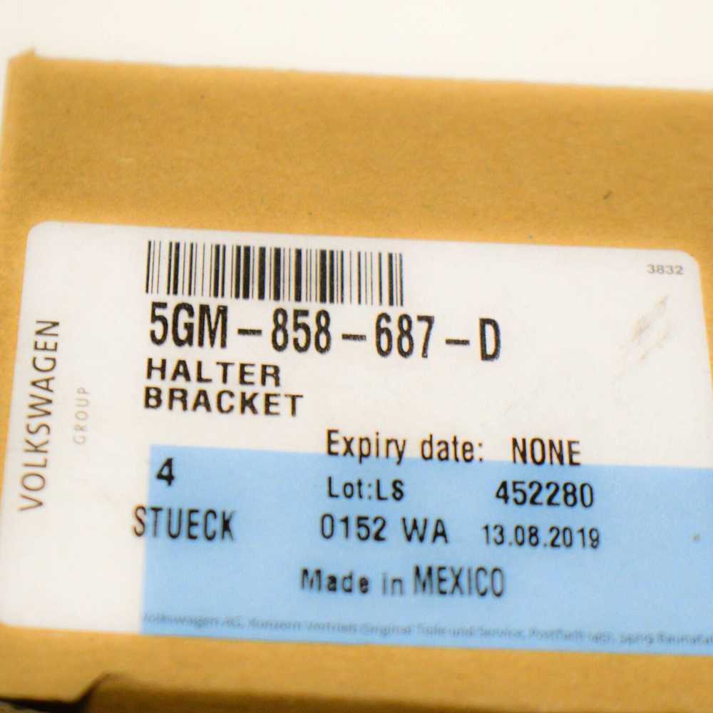 VAG OEM VOLKSWAGEN GOLF MK7 GRAB HANDLE BRACKET X4 5GM858687D ORIGINALUS
