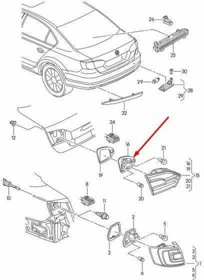 VAG OEM VW JETTA MK6 GALINIS DEŠINIS ŽIBINTAS VIDINIS GINTARAS 5C6945260A ORIGINALUS 2013