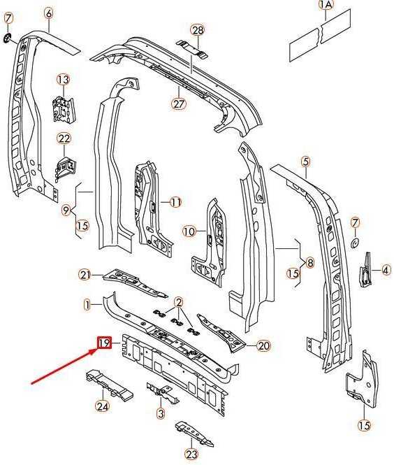 VAG OEM VW TRANSPORTER T5 GALINIS KRYŽMĖS NARYS 7E0814293A ORIGINALUS