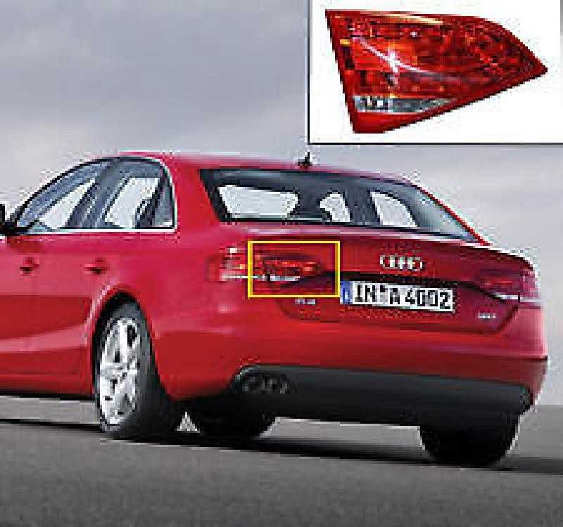 VAG Original Audi Lemputės laikiklis kairėje vidinėje galinėje šviesoje A4 8K 8K5945257B