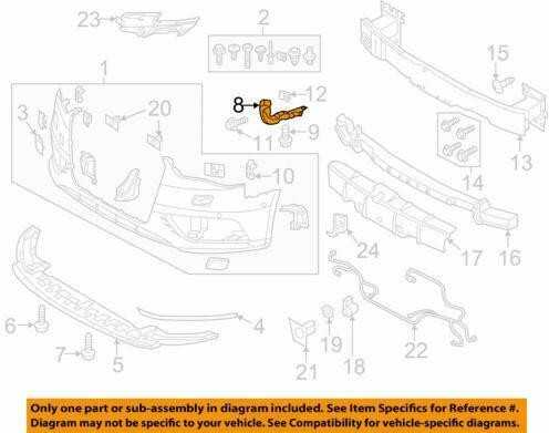 VAG ORIGINAL Gidas skyrius kairėje OEM AUDI Audi A3 Cabriolet 8V5807183
