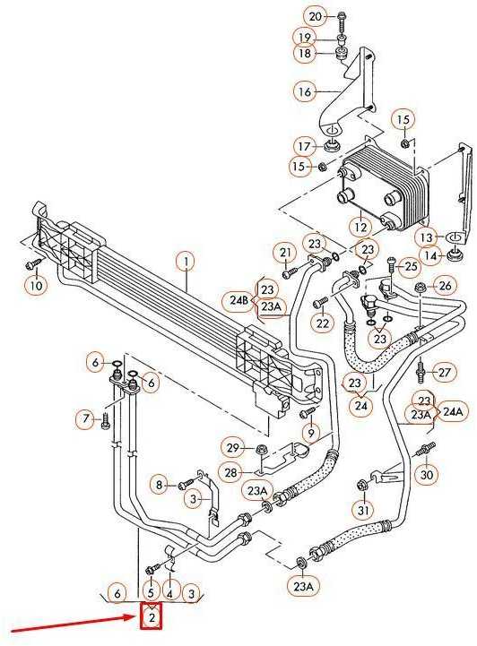 VAG Originali alyvos slėgio linija VW Passat 3C2 3C5 3C0317801C
