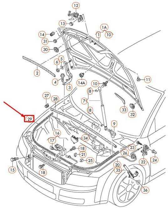 VAG Originali antspaudas AUDI A4 Avant Quattro S4 Cabrio 8E0823731A