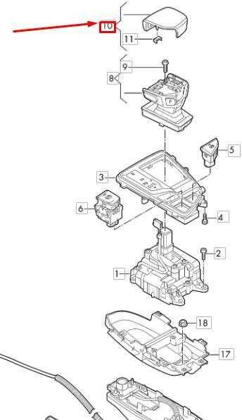 VAG Originali "Audi A4" perjungimo svirties rankena 8W1713139E25M