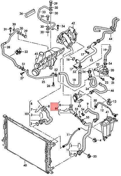 VAG Originali "Audi" vandens žarna 8K0121051C
