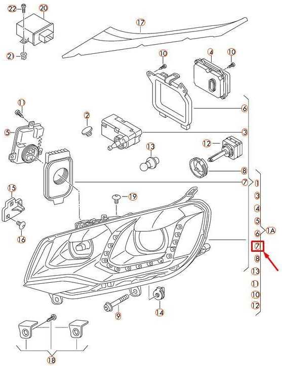 VAG Originali dangtelio dangtelis kairėje VW Touareg 7P5 7P0941607B