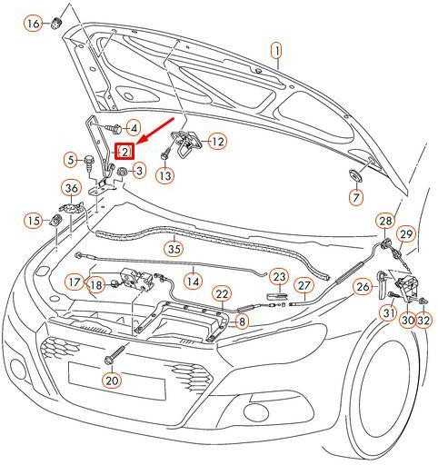 VAG Originali dangtelio vyrių kairė VW Scirocco 1K8823301E