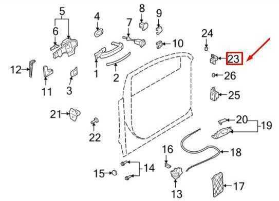 VAG Originali durų vyrių Audi 4L0831402B