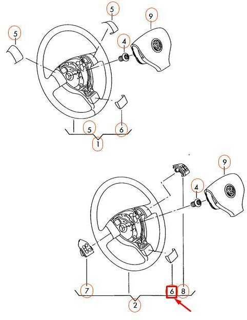 VAG Originali juoda vairo dangtelio kapsulė VW Eos Golf R32 GTI Rabbit 1K0419685G1QB