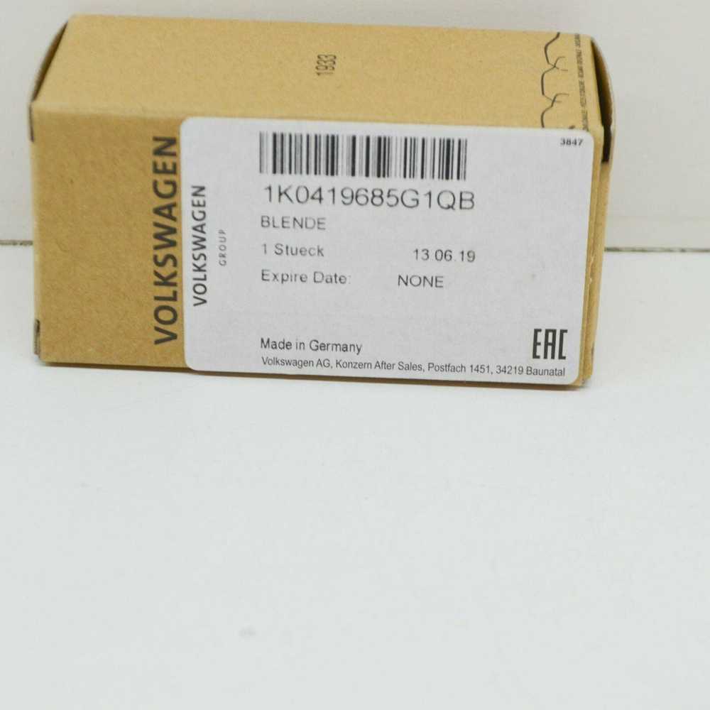VAG Originali juoda vairo dangtelio kapsulė VW Eos Golf R32 GTI Rabbit 1K0419685G1QB