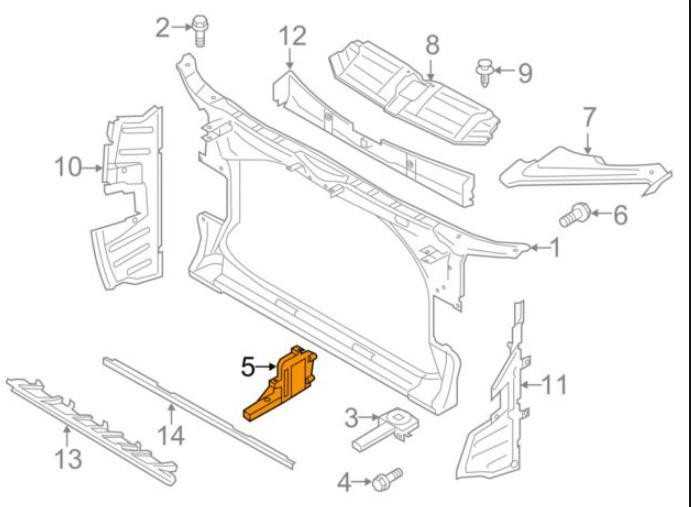 VAG Originali kairė atrama AUDI A6 Avant S6 Quattro A7 Sportback Rs6 4G0805527A