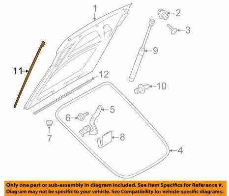 VAG Originali sandarinimo guma kairėje gale AUDI Audi Ttrs kupė kabrioletas Tt Tts 8J8827359