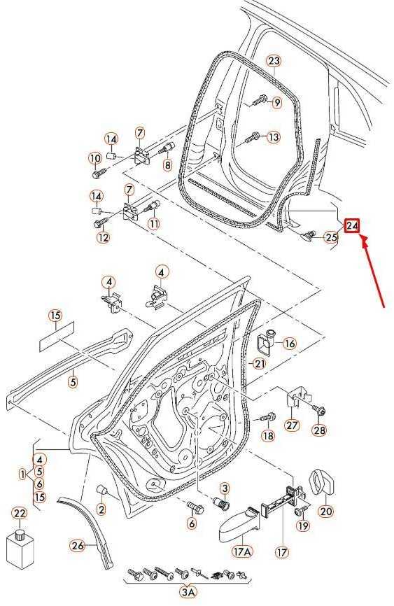 VAG Originali sandarinimo guma kairiajai slenksčio plokštei AUDI Q5 8R0839119F