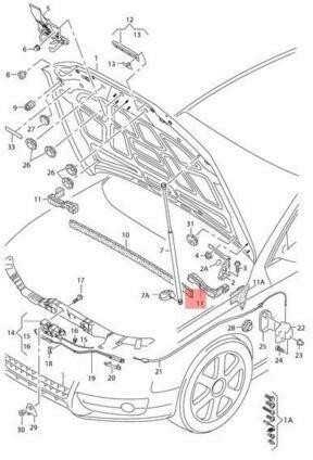VAG Originali sandarinimo tarpinė AUDI A4 Allroad Quattro Avant S4 A4l 8K0823721
