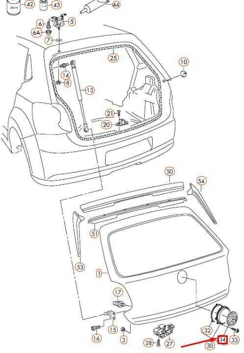 VAG Originalus AIRBAG emblema galinėje 6C0853617