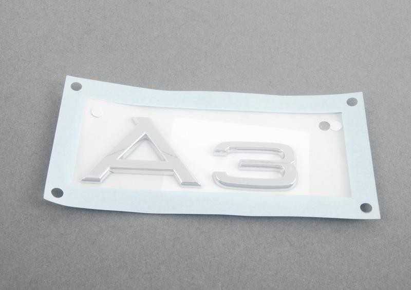 VAG Originalus Audi A3 galinis užrašas emblema 8P08537412ZZ