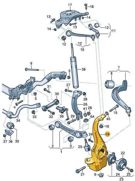 VAG Originalus Audi A4/A5/Q5 kairysis stubinis ašies aliuminis 8K0407253AB