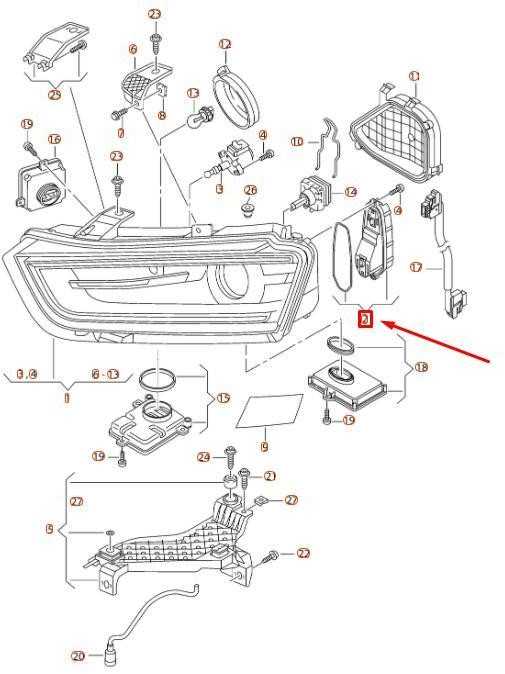 VAG Originalus AUDI Q3 Rsq3 Led su šilumos kriaukle 8U0941475A