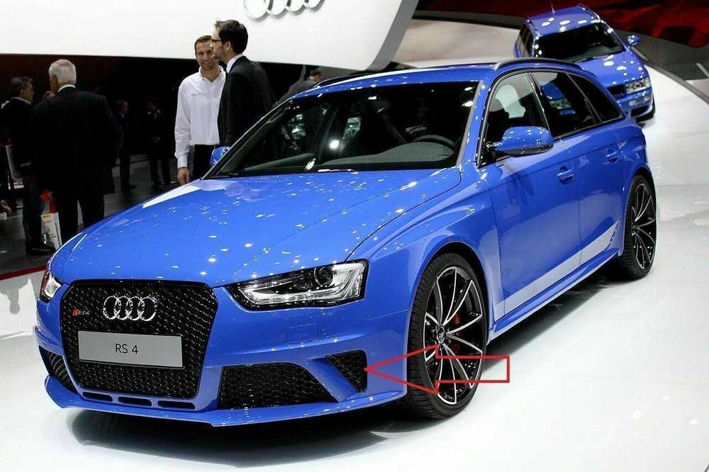 VAG Originalus Audi RS4 B8 Kairysis Išorinis Priekinis Bamperio Grotelės 8K0807679T94 OEM