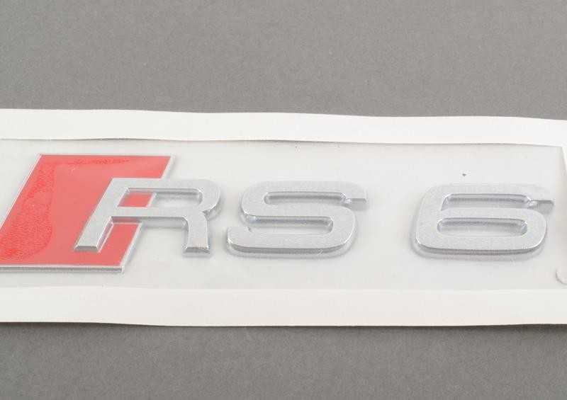VAG Originalus Audi RS6 etiketės ženklelis