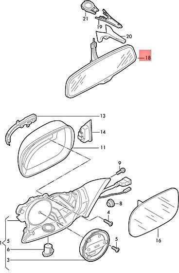 VAG Originalus AUDI vidaus veidrodis antiakluminis Soul Juodas 4F0857511AA4PK