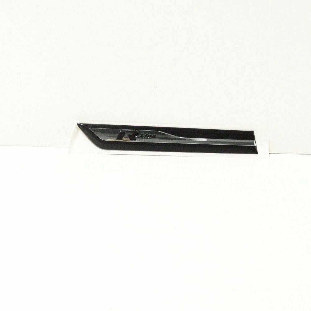 VAG Originalus aukštas blizgesys juodas chromo R-LINE ženklelis 5TA853426AFOD