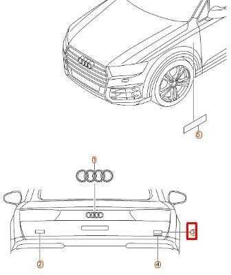 VAG Originalus Chrome HYBRID Įrašas AUDI A6 Avant S6 quattro 8R08537372ZZ
