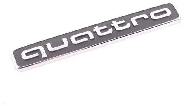 VAG Originalus Chrome QUATTRO Įrašas AUDI A3 Kabrioletas 4G08537372ZZ