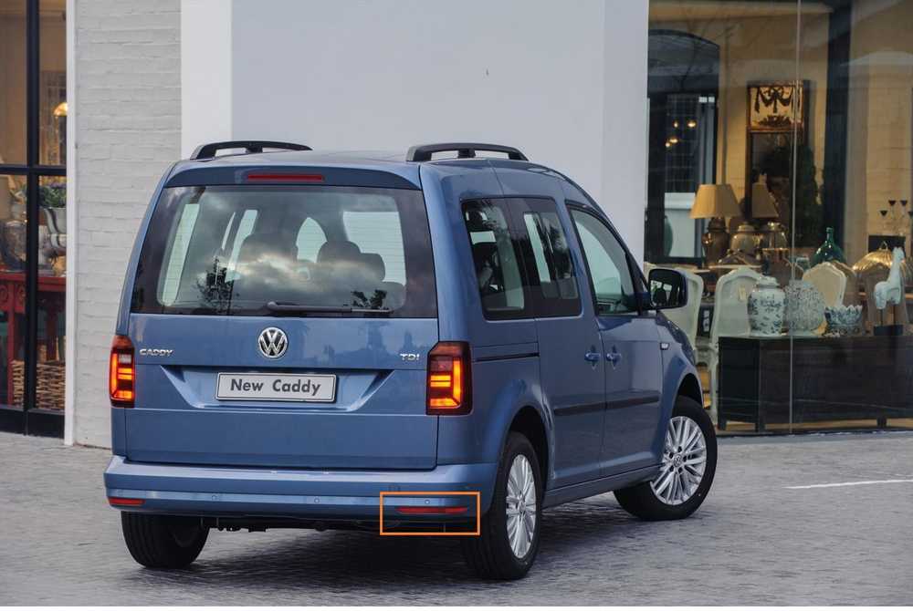 VAG Originalus galinis šviesos atspindys O/S tinka VW Caddy 2K5945106D