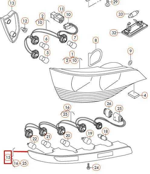 VAG Originalus galinis žibintas N/S tinka AUDI Q7 4L0945095A