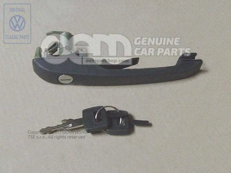 Vag Originalus Išorinis Durų Rankena Juoda 861837206C