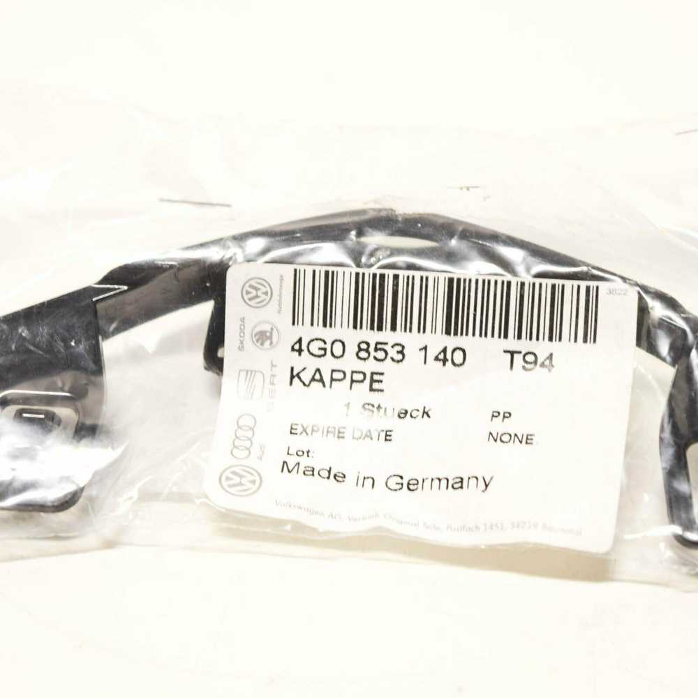 VAG Originalus juodas blizgus dangtelis AUDI A6 Avant S6 quattro 4G2 4G0853140T94
