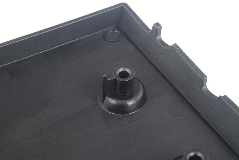 VAG Originalus juodas numerių laikiklis AUDI A4 Avant S4 8K2 8K5 8K0807285H3FZ