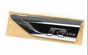 VAG Originalus juodas ryškus chromo R-LINE ženklelis 5NA853688ADPJ