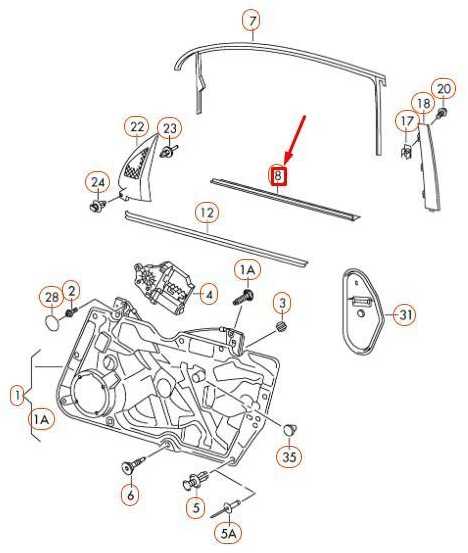VAG Originalus lango angos sandariklis VW Golf R32 Gti Rabbit 5K4837478D5AP