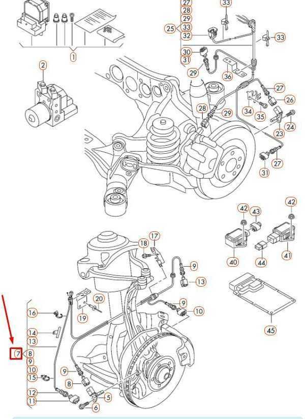 VAG Originalus OEM ABS ratų greičio jutiklio laidų rinkinys Audi 8K0972251C