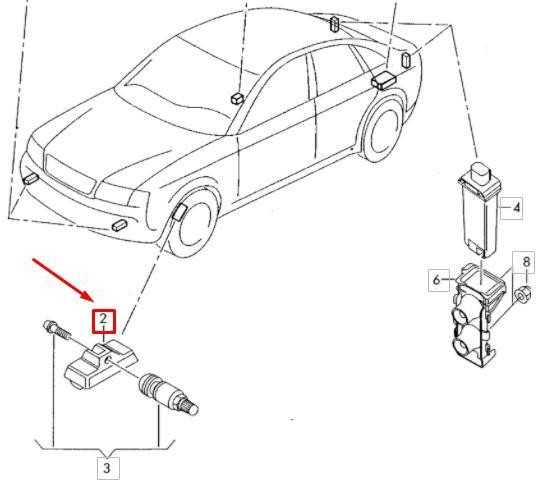 VAG Originalus padangų slėgio jutiklis AUDI RS6 quattro 4B4 4B6 4D0907275E