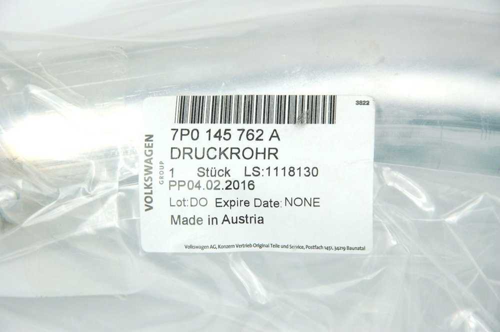 VAG Originalus Porsche Cayenne 958 2011-2015 VW Touareg 11-15 intercoolerio žarna