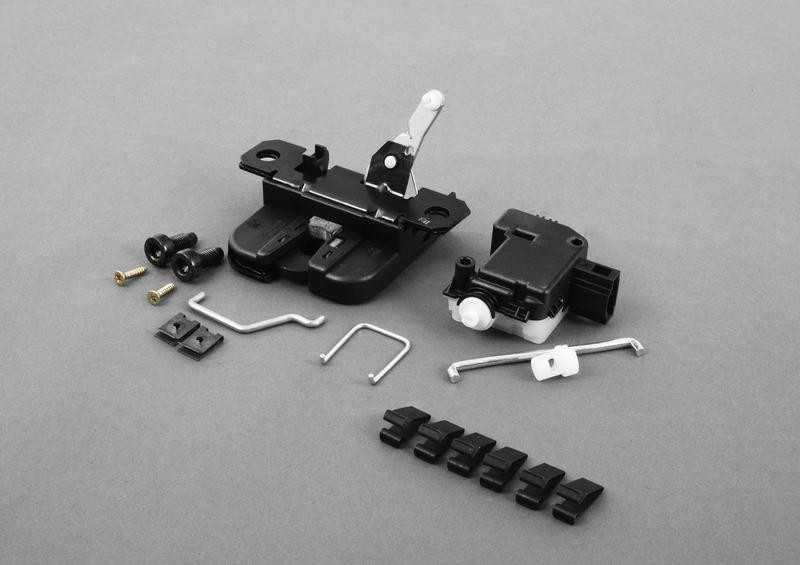 VAG Originalus satino juodas dangtelio užraktas VW Golf R32 GTI Rabbit 1J1 1J5 9B1 1J6827505CB41