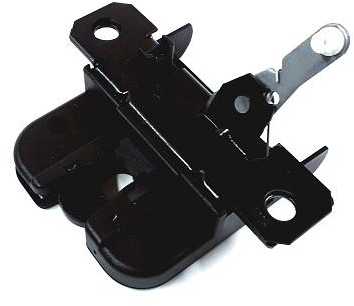 VAG Originalus satino juodas dangtelio užraktas VW Golf R32 GTI Rabbit 1J1 1J5 9B1 1J6827505CB41