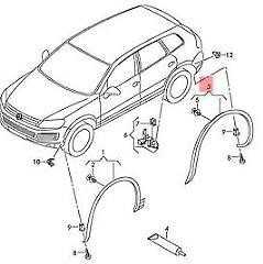 VAG Originalus satino juodas ratlankio dangtis VW Touareg 7P5 7P6 7P6854820B9B9