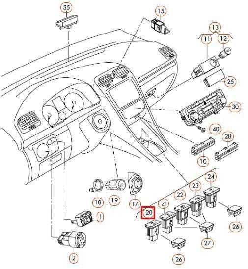 VAG Originalus Start/Stop uždegimo spynos - maitinimo jungiklis VW Jetta syncro 162 5C7959839C3Q7